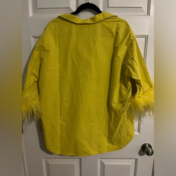 NWOT Tuckernuck  🍋Citron 🍋 Feather Willow Blouse size small *sold out online - Picture 6 of 9